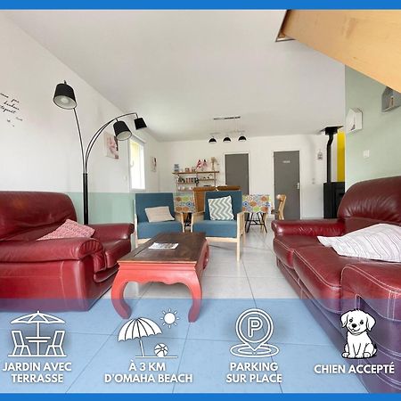 Sweet Omaha Belle Maison Recente Lumineuse Et Cosy Bien Equipee Jardin Clos 15 Mn A Pied Plage Omaha Beach Et Proche De Bayeux & Port En Bessin 滨海圣洛朗 外观 照片