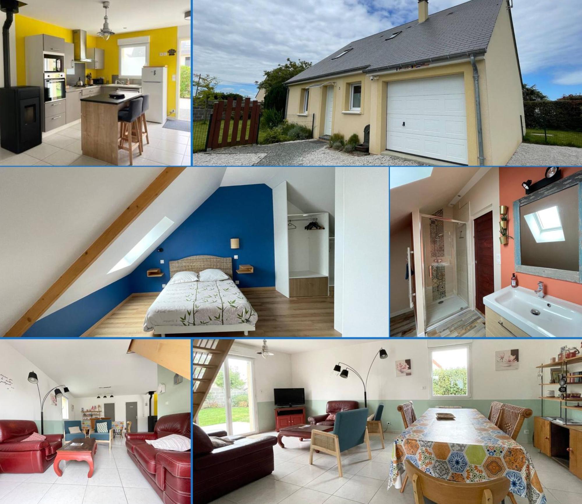 Sweet Omaha Belle Maison Recente Lumineuse Et Cosy Bien Equipee Jardin Clos 15 Mn A Pied Plage Omaha Beach Et Proche De Bayeux & Port En Bessin 滨海圣洛朗 外观 照片